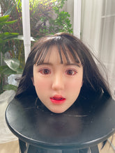 Coco Ultra-Realistic Asian Silicone Doll Head – Black Long Straight Hair, Lifelike Face