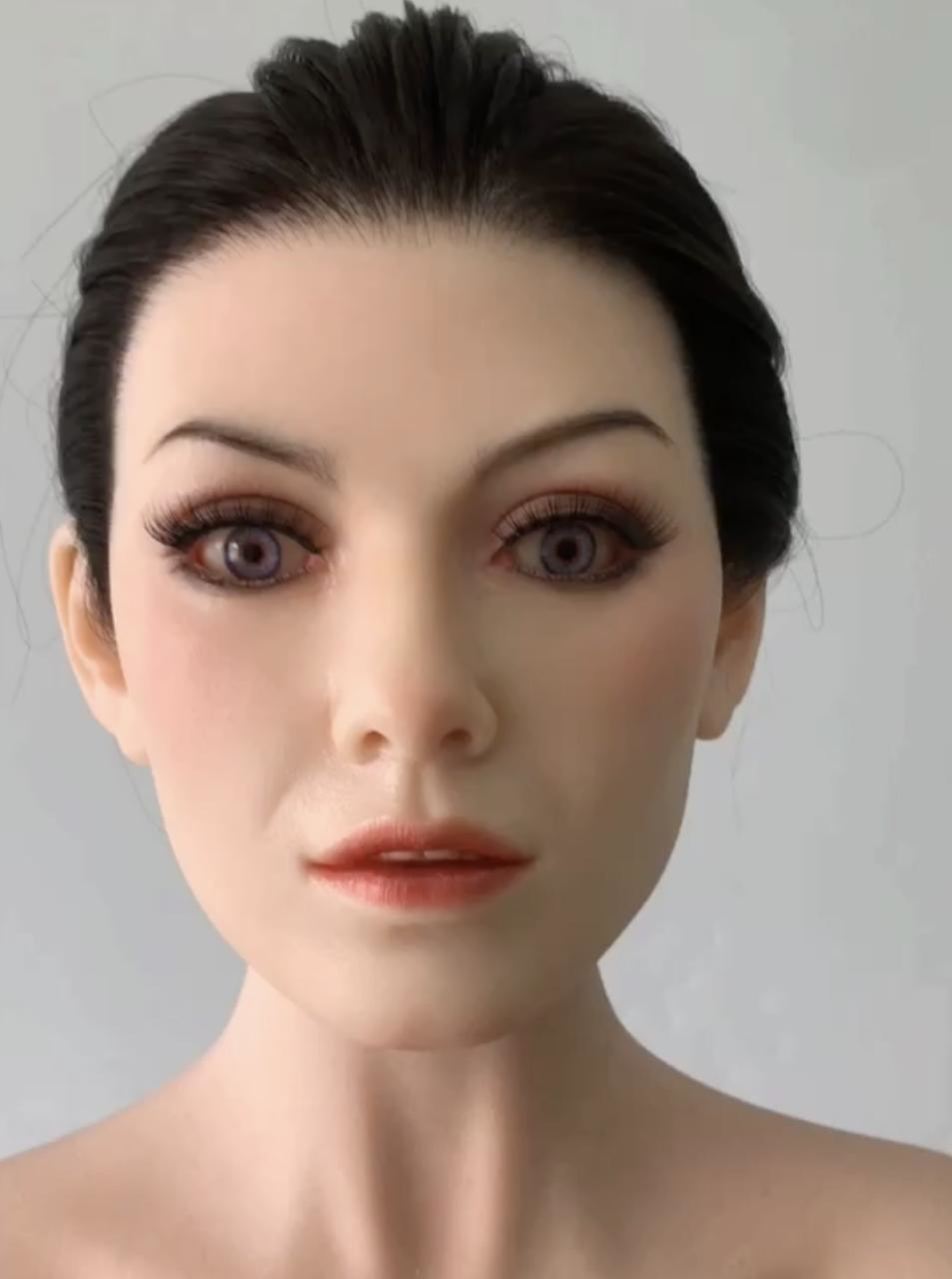 Mira – European Silicone Love Doll With Caramel Skin & Implanted Hair